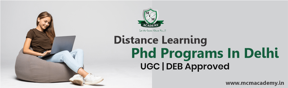 phd distance learning in india
