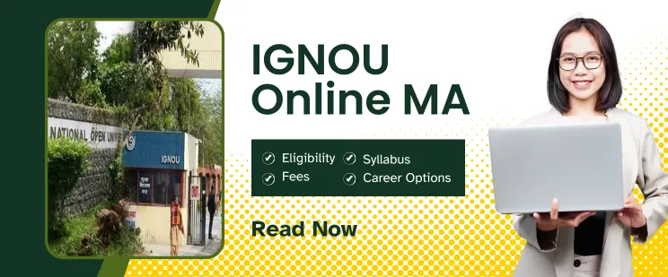 IGNOU online MA course