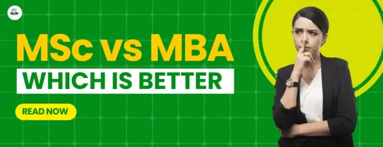 MSc vs MBA: Which is better