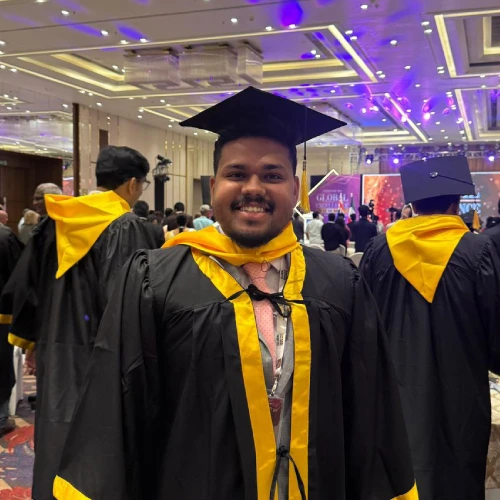 Aswin G Krishna Graduaton Photo